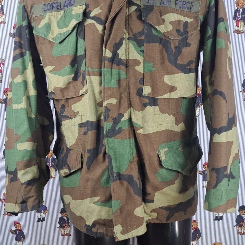 Cold-weather field full zip full snap lined hooded Sm Short camouflage jacket - Picture 3 of 10